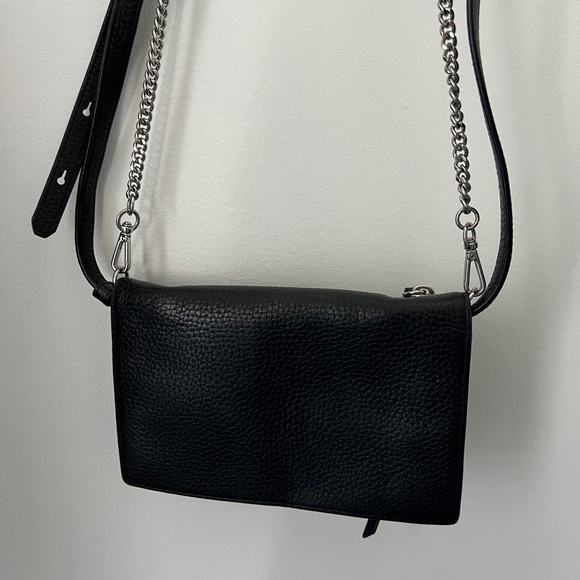 All Saints Handbags - All Saints black cardholder cross body purse